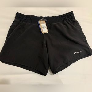 Patagonia Nine Trails Shorts 6” Women’s Black New With Tag